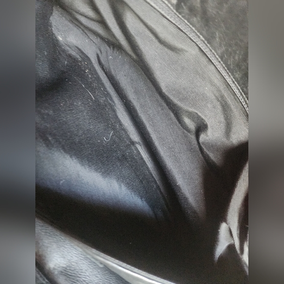 Chanel Large Duffle Bowler Black Caviar Bag Patent Handles - Picture 7 of 14